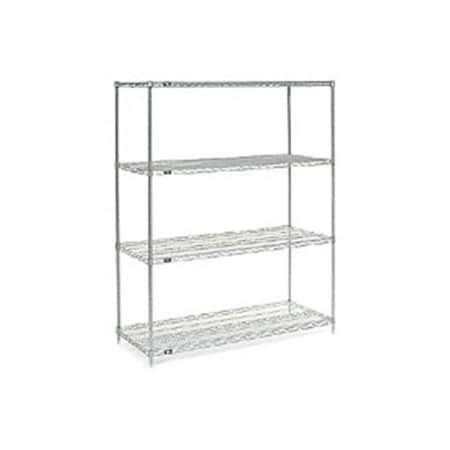 Designed To Furnish Nexel Chrome Wire Shelving, 60 x 24 x 74 in. DE2972663